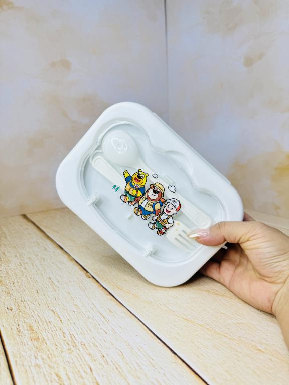 لانچ باکس ظرف غذا طرحدار درب تدی کد 2683