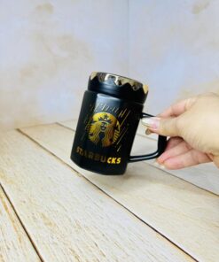 ماگ سرامیکی درپیچی اینه دار استارباکس کد 2686