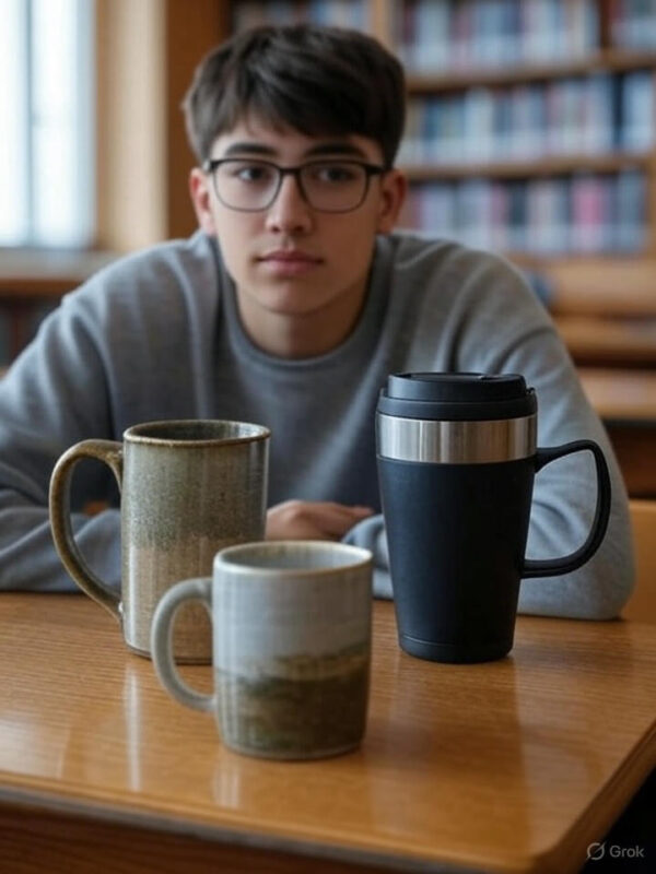 ماگ و تراول ماگ دانشجویی با طراحی خاص