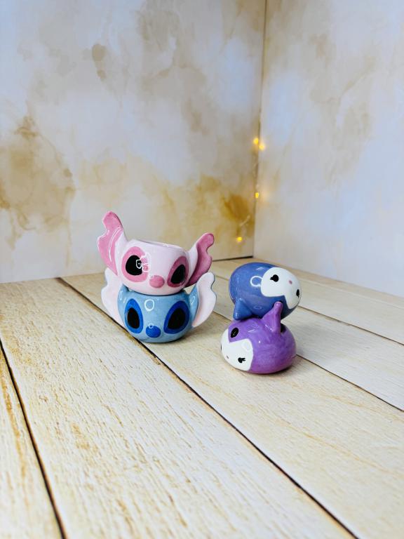 شات قهوه دست ساز طرح استیچ و کرومی کد 2756