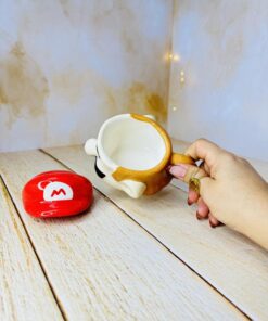 ماگ دست ساز دیزنی ماریو درب دار کد 2758