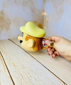 ماگ دست ساز دیزنی ماریو درب دار کد 2758