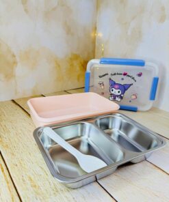 ظرف غذای داخل استیل طرح کرومی کد2767