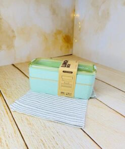 لانچ باکس نشکن گیاهی دو طبقه کد 2751