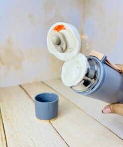 فلاسک استیل درب لیوانی برند BKKL حجم 500 میل کد 2776