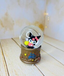 گوی موزیکال پمپی چراغدار بزرگ کرومی و استیچ کد 2779