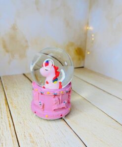 گوی موزیکال پمپی چراغدار بزرگ کرومی و استیچ کد 2779