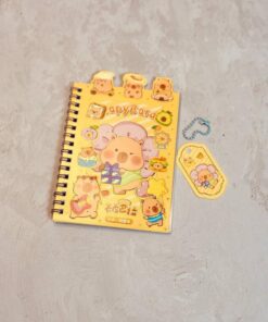 دفترچه سیمی استیکری طرح کاپی بارا کد 2707