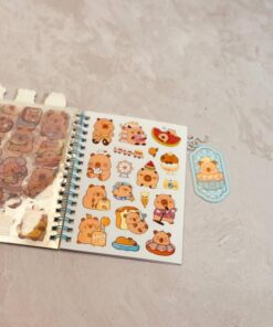 دفترچه سیمی استیکری طرح کاپی بارا کد 2707