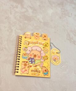 دفترچه سیمی استیکری طرح کاپی بارا کد 2707