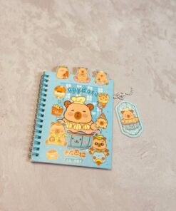 دفترچه سیمی استیکری طرح کاپی بارا کد 2707