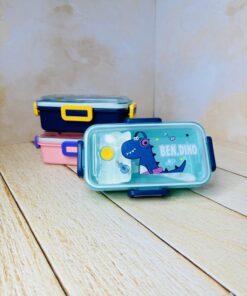 ظرف غذا فانتزی در قفلی کودک 3 طرح کد 2690