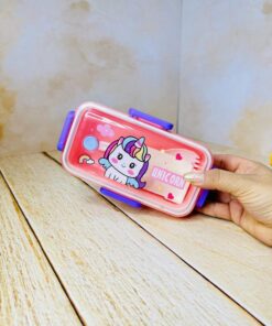 ظرف غذا فانتزی در قفلی کودک 3 طرح کد 2690