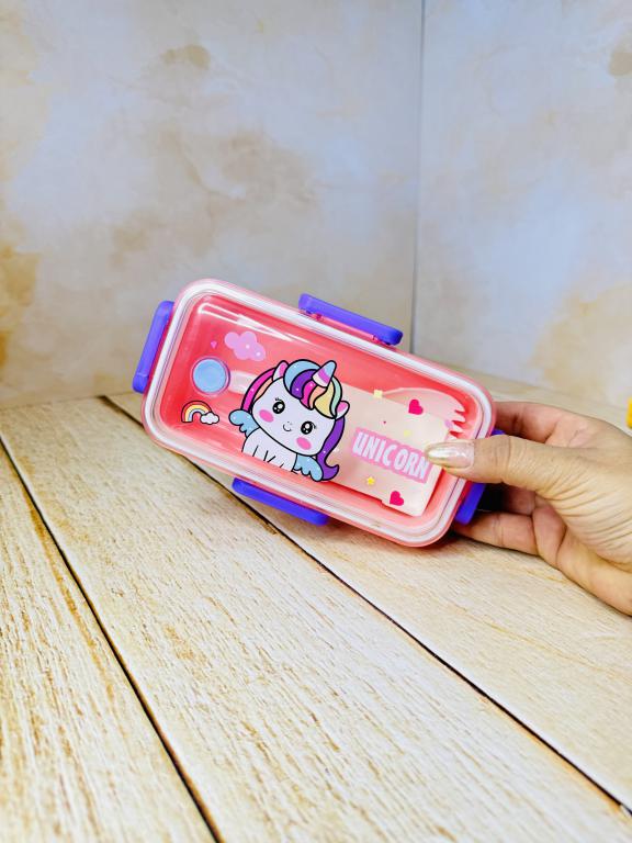 ظرف غذا فانتزی در قفلی کودک 3 طرح کد 2690