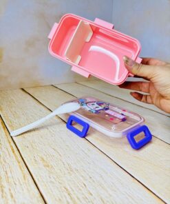 ظرف غذا فانتزی در قفلی کودک 3 طرح کد 2690