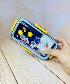 ظرف غذا فانتزی در قفلی کودک 3 طرح کد 2690