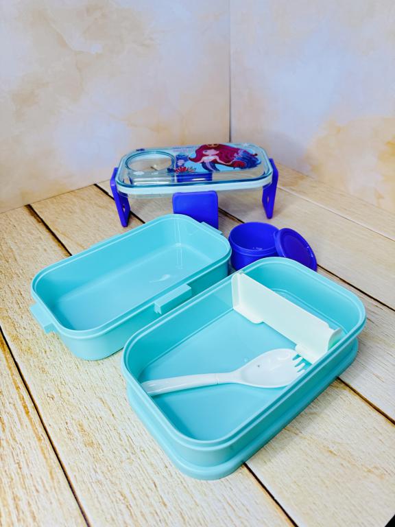 ظرف غذا و چاشت طرح فانتزی جادار دو طبقه کد 2691