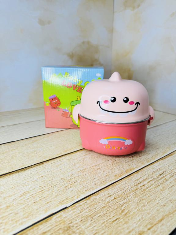 لانچ باکس استیل طرح دایناسور خنگول کد 2694