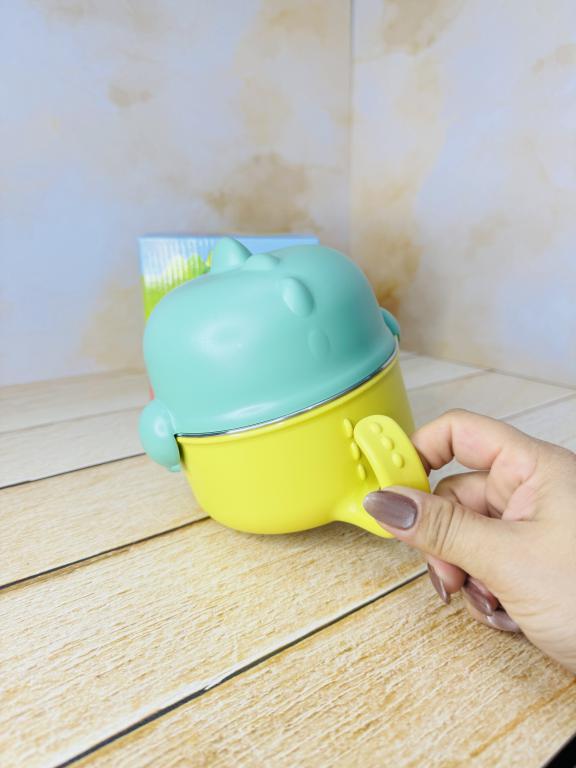 لانچ باکس استیل طرح دایناسور خنگول کد 2694