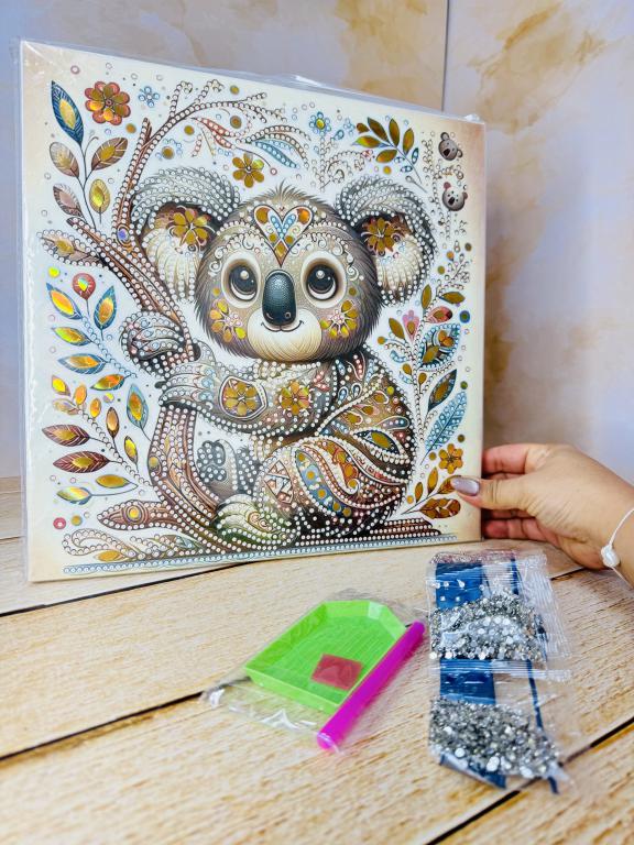 تابلو نقاشی الماسی طرح حیوانات بزرگ کد 2699