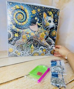 تابلو نقاشی الماسی طرح حیوانات بزرگ کد 2699