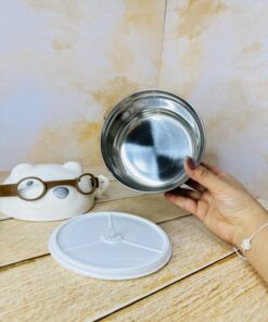 لانچ باکس فانتزی طرح خرس عینکی مخزن استیل کد 2703