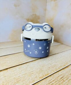 لانچ باکس فانتزی طرح خرس عینکی مخزن استیل کد 2703