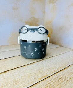 لانچ باکس فانتزی طرح خرس عینکی مخزن استیل کد 2703