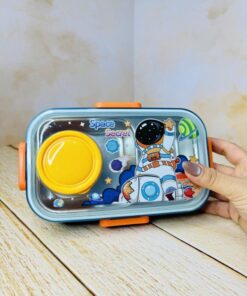 ظرف غذای استیل دو خانه فانتزی کد 2720