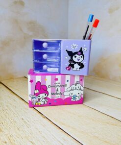 جا قلمی نشکن کشو دار کرومی کد 2722