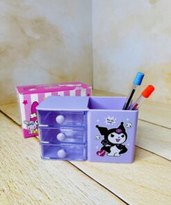 جا قلمی نشکن کشو دار کرومی کد 2722