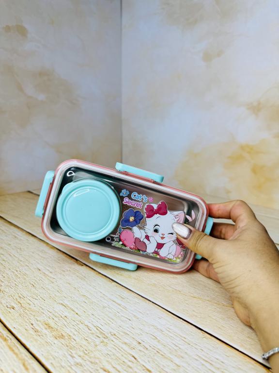 لانچ باکس ساندویچی داخل استیل کوچک کد 2730