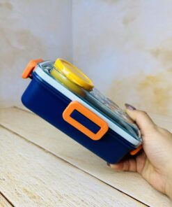 لانچ باکس ساندویچی داخل استیل کوچک کد 2730