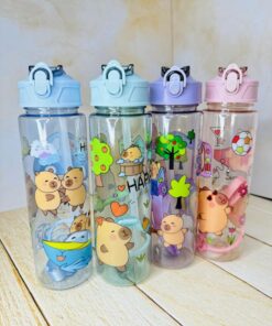 قمقمه فانتزی نی دار قلمی طرح کاپی بارا کد 2739