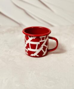 ماگ لعابی فانتزی طرحدار اورجینال کد 2713