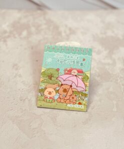 دفترچه يادداشت فانتزی استيكر دار طرح کاپی بارا کد 2705