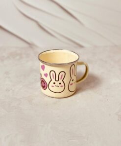 ماگ لعابی فانتزی طرحدار اورجینال کد 2713