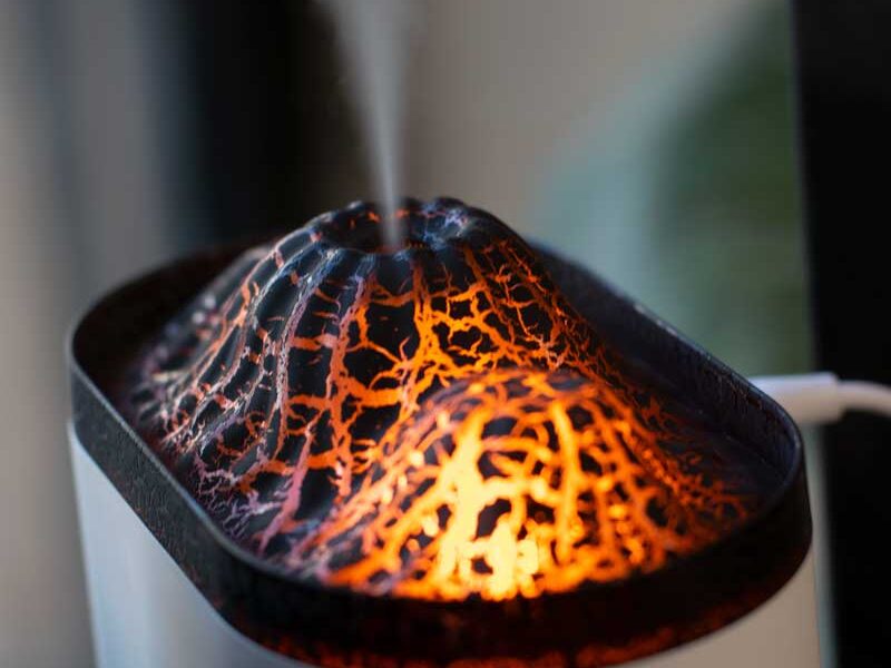 دستگاه بخور سرد طرح آتشفشان