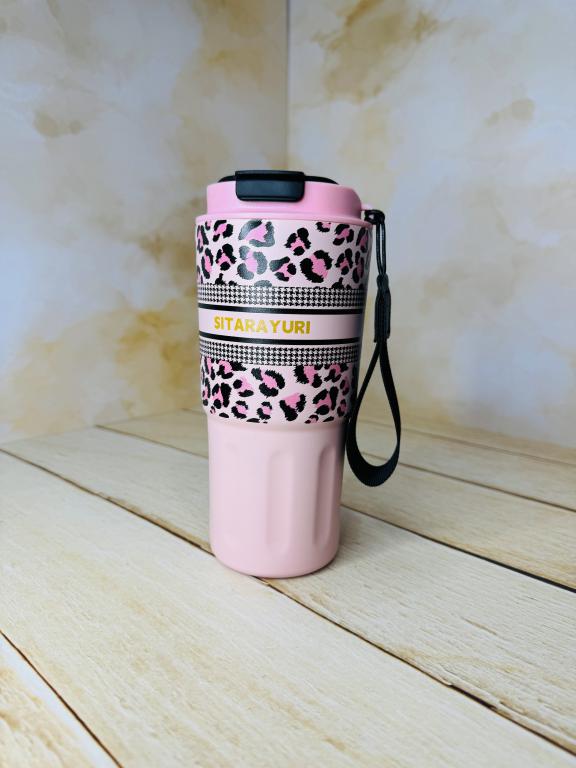 تراول ماگ طرح دار پلنگی بزرگ SITARAYURI کد2781