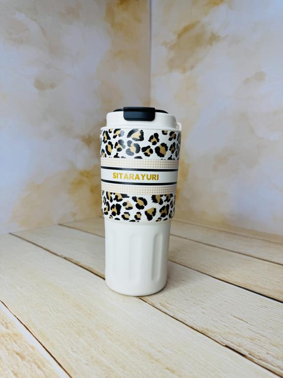 تراول ماگ طرح دار پلنگی بزرگ SITARAYURI کد2781