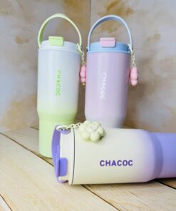 تراول ماگ تامبلر گلدار 900 میل برند CHACOC کد 2782