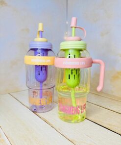 قمقمه نی دار دتاکس واتر رنگی کد 2787