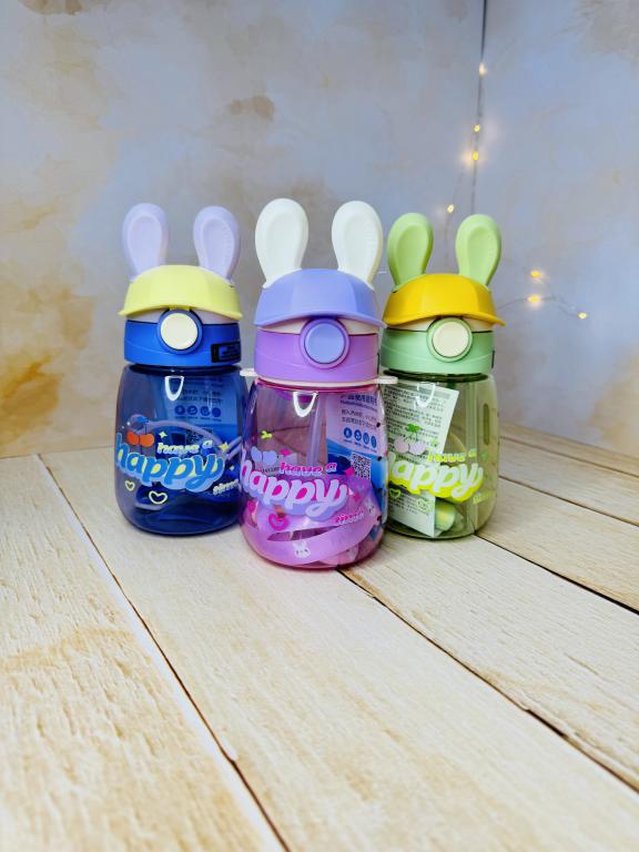 قمقمه فانتزی نی دار کودک طرح گوش خرگوشی کد 2789