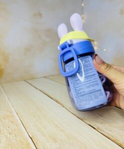 قمقمه فانتزی نی دار کودک طرح گوش خرگوشی کد 2789