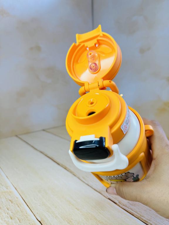 تراول ماگ دوسر نوش 500 میل دورسیلیکون دماسنج دار فانتزی کد 2806