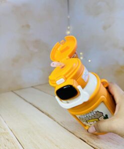 تراول ماگ دوسر نوش 500 میل دورسیلیکون دماسنج دار فانتزی کد 2806