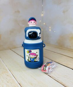 تراول ماگ دوسر نوش 500 میل دورسیلیکون دماسنج دار فانتزی کد 2806