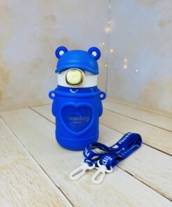 تراول ماگ فانتزی نی دار طرح خرسی و خرگوش کد 2807