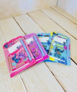 پک فانتزی دفترچه و نت چسبی قلم دار طرح استیچ کد 2809