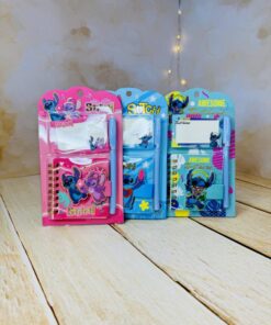 پک فانتزی دفترچه و نت چسبی قلم دار طرح استیچ کد 2809